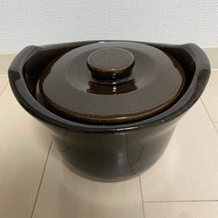 無印良品　土釜おこげ　３合炊き　美品