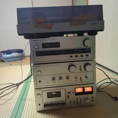 昔のソニーのコンポ 