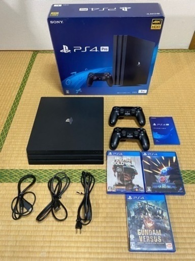 プレステ4 PS4 1TB ソフト３本セット　値下げしました