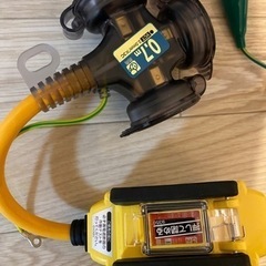 【未使用品】漏電遮断器付延長コード 0.7mの画像
