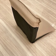 座椅子　ベージュ　1人用　の画像