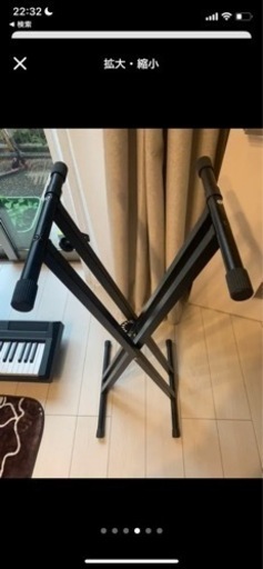 YAMAHA　p-105&イーサプライ　ピアノ椅子＆キーボードスタンド