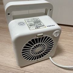 ミニセラミックファンヒーターの画像