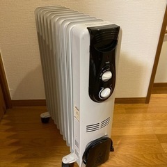 【受付終了】オイルヒーター　LIFELEX  取扱説明書付き