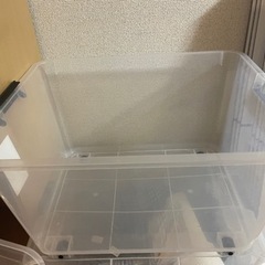 【受け渡し決定】収納ボックス　2個の画像