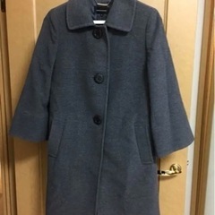 クイーンズコート　Aラインコート　ファー付きの画像