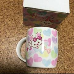 ファミリーマート限定　うさぎのモフィーマグカップの画像