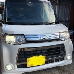 平成25年タントカスタムX SP 白　車検　令和6年9月