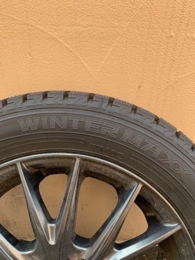 ダンロップ　ウィンターマックス　スタッドレスタイヤ4本セット　155/65R14