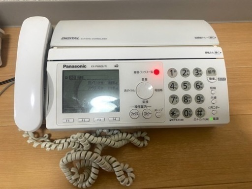 Panasonic おたっくす 普通紙FAX KX-PW606DL子機1台付き
