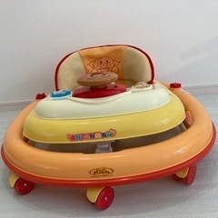 折畳み式！アンパンマンメロディ付き歩行器の画像