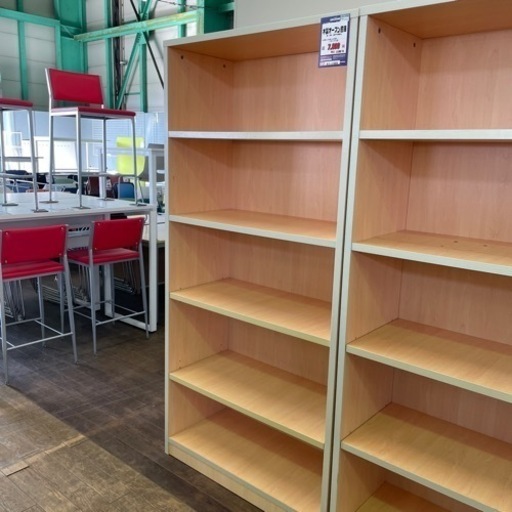 JL-10 【オフィス家具専門店】木製オープン書庫です！