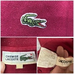LACOSTE ラコステ ビンテージ 半袖 ポロシャツ【USED】【サイズ不明】の画像
