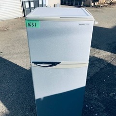 1631番 シャープ✨冷凍冷蔵庫✨SJ-H12W-S‼️