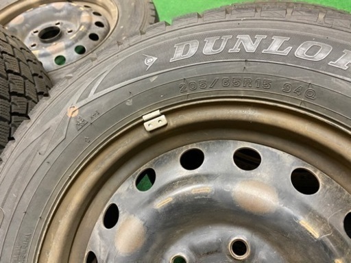 205/65R15・ステップワゴンなどに・スタッドレスタイヤ、ホイール4本セット