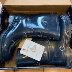 長靴　18センチ　未使用品　ハッシュアッシュの画像