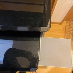 パソコンラック　ブラックの画像