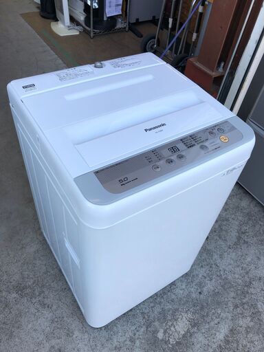 【動作保証あり】Panasonic パナソニック 2016年 NA-F50B9 5.0kg 洗濯機【管理KRS525】