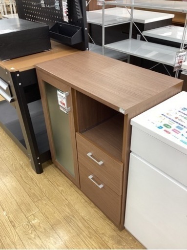 KL-52【新入荷　アウトレット】キッチンカウンター　ブラウン