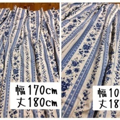 美品★花柄カーテン(各500円
