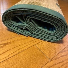 【0円】無料！ 水玉柄　ゴザ　敷物の画像