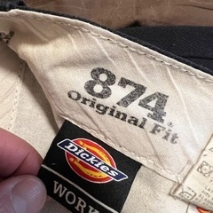 Dickies ディッキーズ チノパンツ ブラック サイズおそらく…32inchだと…の画像