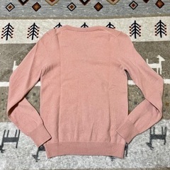 UNIQLO レディースM カシミヤ100% ピンクの画像
