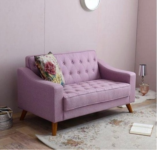 【今だけ大幅値下げ】2WAY ソファー　ピンク　オシャレ　可愛い