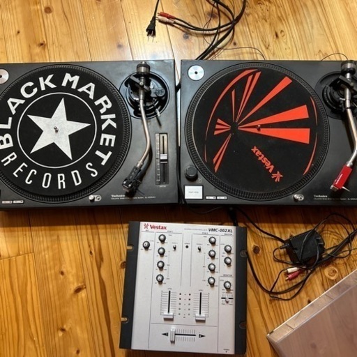 Technicsテクニクスターンテーブル、Vestaxミキサー