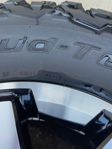4runner 純正ホイール+BFGoodrich KM3 (マッドテレーン) 285/70r17 4本セット