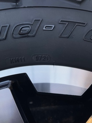 4runner 純正ホイール+BFGoodrich KM3 (マッドテレーン) 285/70r17 4本セット
