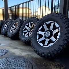 4runner 純正ホイール+BFGoodrich KM3 (マ...