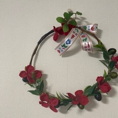 クリスマスリース　の画像