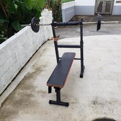 ベンチプレスセットです