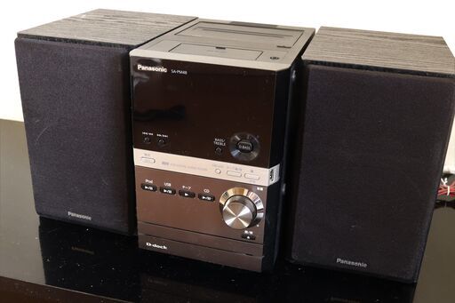 Panasonic　ミニコンポ　ipodドッキング可能