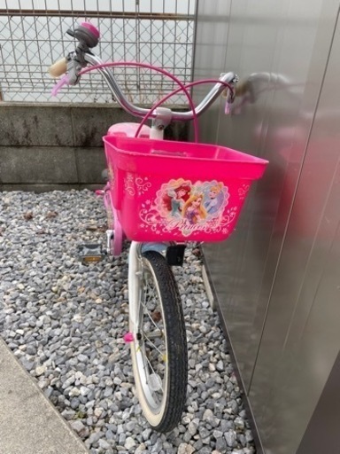 女の子用　子供プリンセス自転車　16インチ
