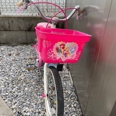 女の子用　子供プリンセス自転車　16インチの画像