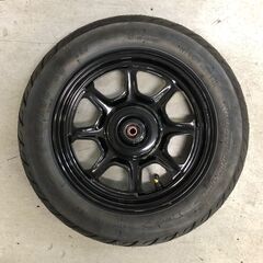 新品未使用 HONDA純正 ホンダ タクトベーシック AF79 ホイル付き タイヤセット 黒 2本セット フロント リヤの画像