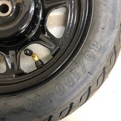 新品未使用 HONDA純正 ホンダ タクトベーシック AF79 ホイル付き タイヤセット 黒 2本セット フロント リヤの画像