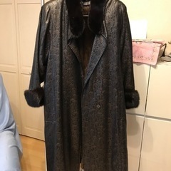 ロングコート　毛皮　ミンク