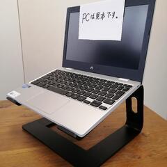 ノートパソコン用スタンド黒　組立て式台