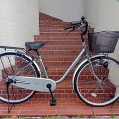 【26インチ自転車】変速なし　美品❗️低床フレーム使用　鍵新品❗...