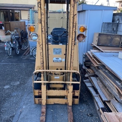 商談中　引き取り限定  KOMATSU 小松 フォークリフト FG09 0.9t 最大荷重 900kg 揚高0〜3.3m 中古品 現状品