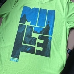 ミレー(Millet) Tシャツ(男性用・グリーン)