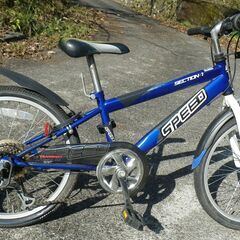 美品20インチ 小学生向け BRIDGESTONE シマノ６段変...