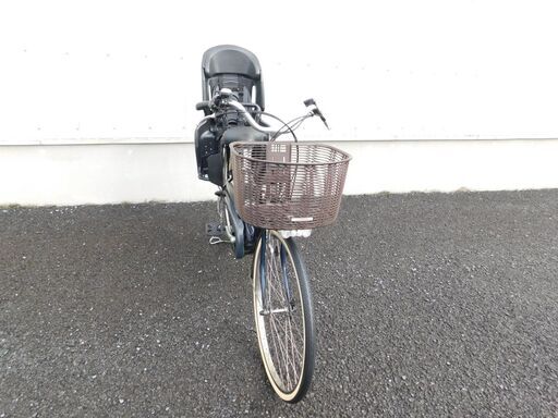 2015年 子供乗せ仕様! ヤマハ PAS ナチュラL PA26NL アースブルー 8.7Ah チャイルドシート付 サドルを新品交換 スイッチカバープレゼント 車体&バッテリー極めて良好! 自567