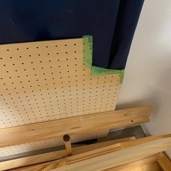 IKEA Fjellse & Luroy ダブルベッドフレーム&すのこの画像