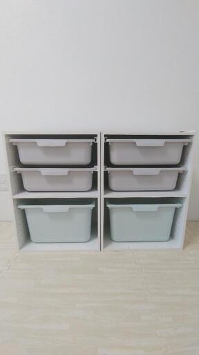 【取引中】ニトリ　カラボ　2段　2セットまとめ（カラーボックス）