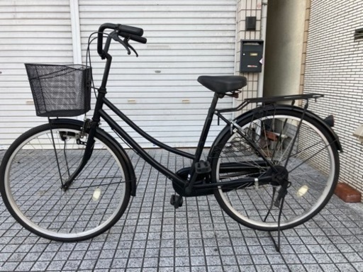【26インチ自転車】変速なし　前後タイヤ新品、鍵新品❗️若林自転車　膳所店　SALE中❗️