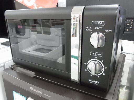 ●ヤマゼン YAMAZEN 2016年 電子レンジ MW-Y205(B)5 中古
